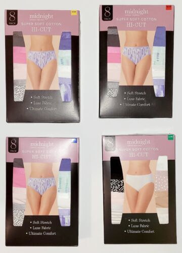 Carole Hochman Midnight Ladies' Comfort Hi-Cut, 5-pack Lady Underwear 