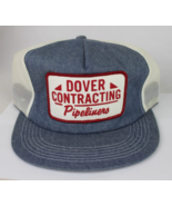 vintage trucker hat &quot;Dover Contracting Pipelines&quot; USA snapback NEVER WORN! - $199.99