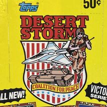Topps 1991 Desert Storm Military Trading Cards Stickers 36 Sealed Packs ... - $20.18