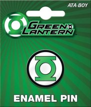 DC Comics Green Lantern Logo Thick Metal Enamel Lapel Pin NEW UNUSED - £6.28 GBP