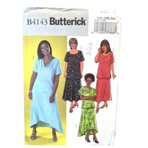 Butterick Sewing Pattern 4143 Top Skirt Misses Petite Plus Size 22W-26W - £7.20 GBP