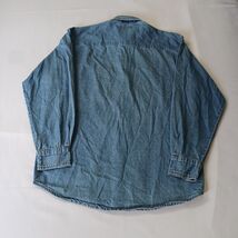 OXER RN#98891 Men's Cotton Long Sleeve Button-Down Denim Skirt Size Medium image 2