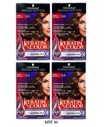 4  Schwarzkopf Keratin Color Anti Breakage Hair Color 5.3 Berry Brown - New - $49.49