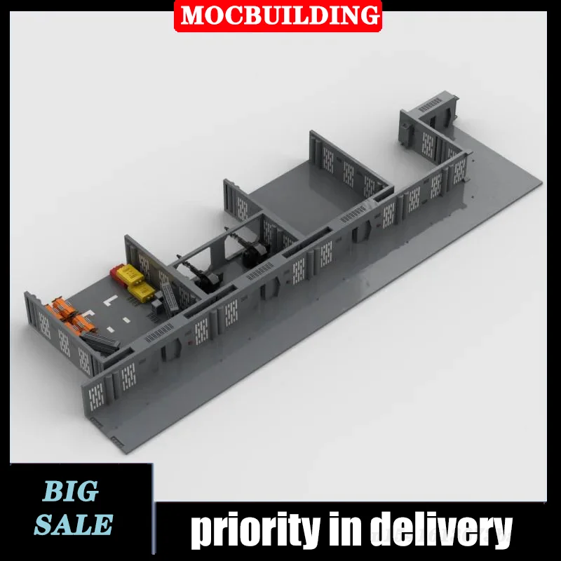 Space Wars Exterior Corridor System Room Building Model Building Block Assembly - £50.83 GBP+