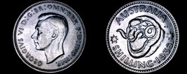 1938(m) Australian 1 Shilling World Silver Coin - Australia - £80.17 GBP