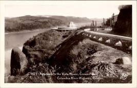 Oregon Columbia River Highway Approach to Vista House Crown Point Postcard Z14 - £6.25 GBP