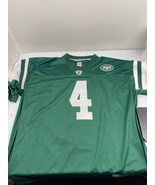 NFL Brett Farve New York Jets Green Football Jersey #4 On Field Size 2XL - £37.84 GBP