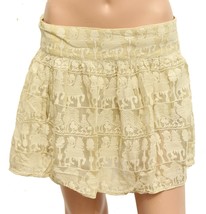 Isabel Marant Women Broderie Embroidered Cotton Short Mini Skirt Size M 2 - £55.25 GBP