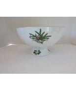 Kaiser Holiday Centerpiece Bowl West Germany 10&quot;Holiday Patterns Porcelain - €24,61 EUR