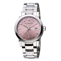 Burberry BU9124 The City Pink Dial Bracelet Watch - 34 mm - Warranty - £240.00 GBP