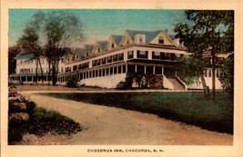 Chocorua Inn,White Mountains,Nh Carroll County - Hand Colored 1937 Postcard BK60 - £6.98 GBP