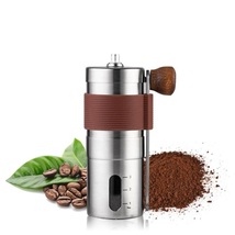 Portable Mini Hand Coffee Grinder Machine Adjustable Setting Stainless Steel - £31.10 GBP