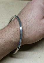 Stunning Stainless Steel very Thin Sikh Kara Bracelet Bangle Punjabi Kada E3 - $11.89