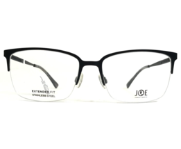 Joseph Abboud Large Eyeglasses Frames JOE4080 001 BLACKJACK Square 55-17... - £54.79 GBP
