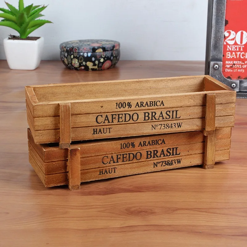 House Home Handmade Rustic Antique Wooden Box Storage Box Vintage Crates Trugs D - £20.15 GBP