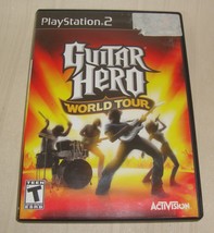 Sony PlayStation 2 PS2 CIB Complete TESTED Guitar Hero World Tour - $9.89