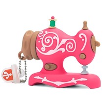 Borlterclamp 32Gb Usb Flash Drive Cute Cartoon Sewing Machine Model Memory Stick - £17.63 GBP