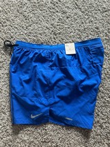 Nike Stride Running Mens Blue Running Shorts Built in Brief Size XL Active - $29.99