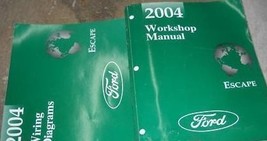 2004 Ford ESCAPE Service Shop Repair Workshop Manual Set W Wiring Diagram OEM - £30.14 GBP