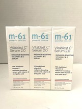 Lot of 3 M-61 Vitablast C Serum 2.0 Radiance Boosting VitaminC&amp;E Serum 1oz/12/24 - £52.36 GBP