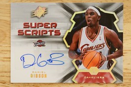 Daniel Gibson 2007-08 UD SPX Super Scripts Auto Signature SS-DG NBA Cavaliers - £7.77 GBP
