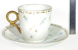 H &amp; C 3&quot; Teacup (Demitasse) and 4 5/8&quot; Saucer - £17.74 GBP