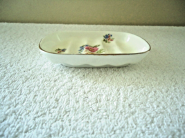 Vintage Floral &amp; Butterfly Themed Soap Dish &quot; Beautiful Collectioble Item &quot; - £12.77 GBP