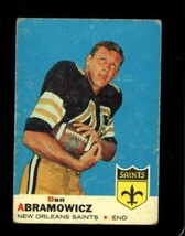 1969 Topps #36 Dan Abramowicz Good+ (Rc) Saints *X63242 - £2.89 GBP