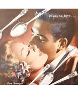 1950 Community Silverplate Oneida Silverware Advertisement Jon Whitcomb ... - $545.74 MXN