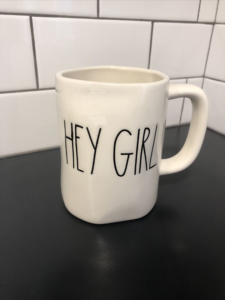 Primary image for Rae Dunn Artisan Collection by Magenta HEY GIRL Coffee Tea Mug 2019