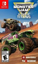 Monster Jam Steel Titans Switch New! Grave Digger, El Toro Truck Race Crash Mode - £39.21 GBP
