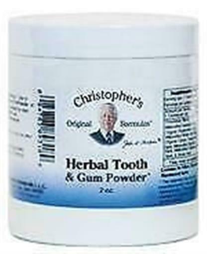 Primary image for Christopher's Original Formulas Herbal Tooth Powder 2 OZ
