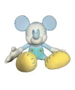 Vintage Pastel Disney Mickey Mouse Stuffed Plush Toy Patchwork Stitched ... - €29,83 EUR