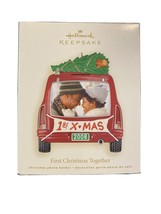 New 2008 Hallmark Keepsake Ornament W/ Photo Holder First Christmas Together - £5.50 GBP