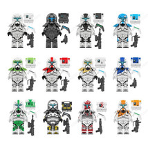 12Pcs Star Wars Various Clone Commando Gregor Niner Fixer Scorch Sev Minifigures - £51.86 GBP