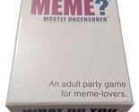 What Do You Meme? Mostly Uncensored Adult Party Game - £4.95 GBP