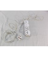 Belkin Protected 3 Outlet Surge Protector White used/ pre-owned 110224 - €9,85 EUR