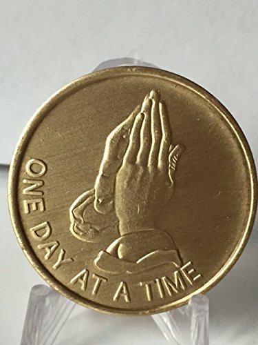 One Day At a Time Praying Hands with the Serenity Prayer- Bronze ...
