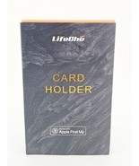 LifeChe Card Holder Wallet Tracker RFID Blocking Apple Find My Black Unisex - $14.95