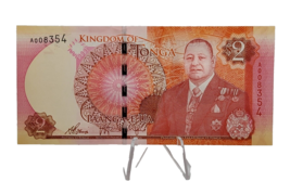 Tonga banknote ~ 2 Pa&#39;anga 2015~ UNC P-44 - $5.93