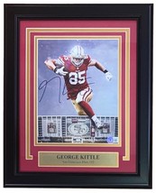 George Kittle Signed Framed 8x10 San Francisco 49ers Collage Photo BAS - £131.07 GBP