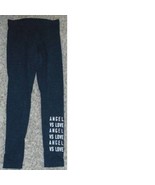 Womens Yoga Crop Pants Victorias Secret Gray VS Angel Elastic Waist-size M - £24.27 GBP