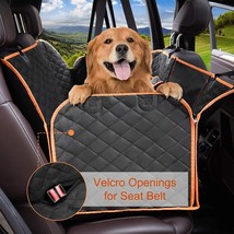 Car Seat Cover for Dogs Waterproof Nonslip Pet Seat Cover Hammock for Ba... - £37.30 GBP