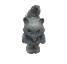 Vintage 1995 Kenner Littlest Pet Shop Lps Clubhouse Kittens Dark Gray Kitty Cat - £15.18 GBP