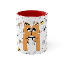 Cat Accent Coffee Mug, 11oz - £14.53 GBP