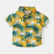 Tropical Boys Shirt Hawaii Style Beach Casual  Tops Tees Tshirt Children Summer  - £40.13 GBP