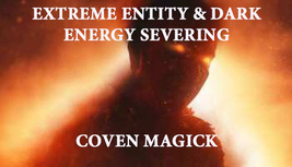 100X FULL COVEN HARMFUL ENTITY AND ENERGY SEVERING REMOVAL MAGICK RING PENDANT image 2