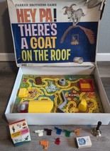 HEY PA! THERE&#39;S A GOAT ON THE ROOF PARKER BROTHERS 1966 99% COMPLETE NO ... - $38.69