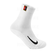 Nike Court Multiplier Crew Cushioned Socks 2pcs Unisex Socks White SK011... - £26.83 GBP