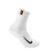 Nike Court Multiplier Crew Cushioned Socks 2pcs Unisex Socks White SK011... - £26.68 GBP